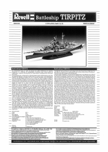 Manual de uso Revell set 05099 Ships Tirpitz