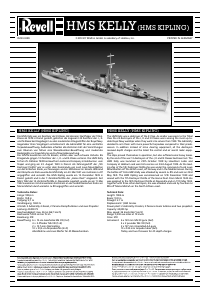 Manual de uso Revell set 05120 Ships H.M.S. Kelly