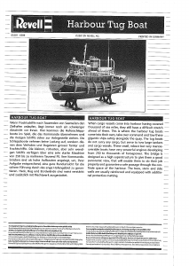 Manuale Revell set 05207 Ships Harbour Tug Boat