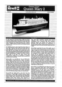 Mode d’emploi Revell set 05223 Ships Queen Mary 2