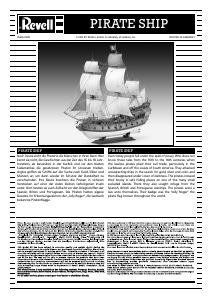 Mode d’emploi Revell set 05605 Ships Pirate Ship