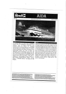 Manual Revell set 05805 Ships Aida