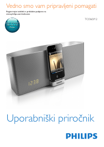 Priročnik Philips TCI360 Priklop za zvočnik