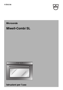 Manuale V-ZUG Miwell-Combi SL Microonde