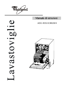 Manuale Whirlpool ADG 4551 NB Lavastoviglie