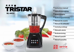 Bedienungsanleitung Tristar BL-4433 Standmixer