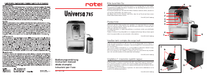 Mode d’emploi Rotel Universa 785 Cafetière