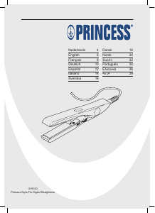 Brugsanvisning Princess 519100 Style Pro Digital Glattejern