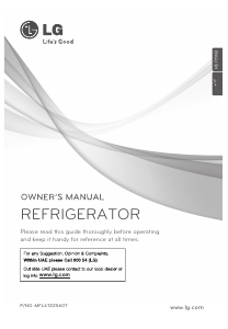 Manual LG GR-131SF Refrigerator