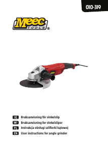 Bruksanvisning Meec Tools 010-319 Vinkelsliper