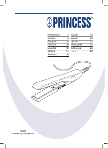 Manual Princess 519200 Style Alisador de cabelo