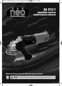 Manual de uso Neo AA 915/1 Amoladora angular