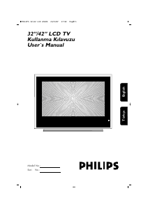 Kullanım kılavuzu Philips 42PFL2302 LCD televizyon
