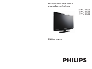 Manual Philips 42PFL1609 LED Television