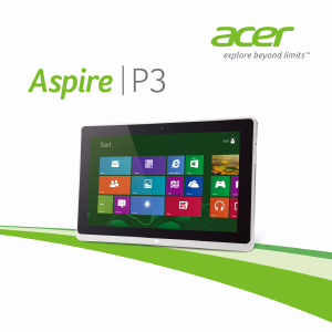 Bedienungsanleitung Acer Aspire P3-131 Notebook