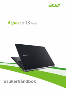 Bruksanvisning Acer Aspire S5-371T Laptop