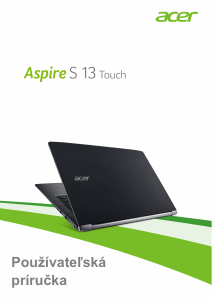Návod Acer Aspire S5-371T Laptop