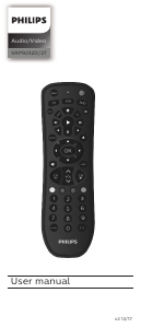 Manual Philips SRP9232D Remote Control