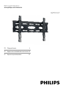 Manual de uso Philips SQM5312 Soporte de pared