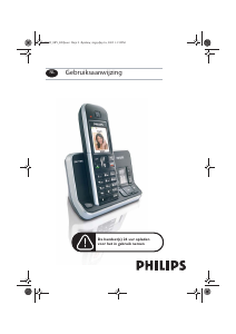 Handleiding Philips SE7351B Draadloze telefoon