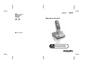 Manuale Philips DECT3212S Telefono senza fili