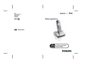 Bedienungsanleitung Philips DECT1214S Schnurlose telefon
