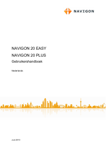 Handleiding NAVIGON 20 Easy Navigatiesysteem