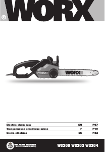 Mode d’emploi Worx WG300 Tronçonneuse