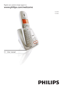 Manual Philips CD3602S Wireless Phone