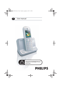 Handleiding Philips SE6302S Draadloze telefoon
