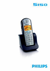 Manual Philips DECT5150S Wireless Phone
