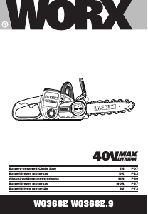 Bruksanvisning Worx WG368E Motorsag