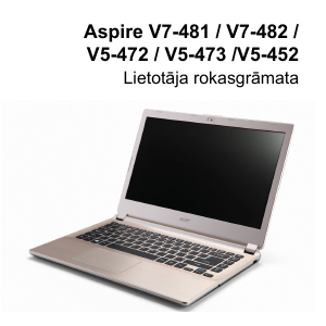 Rokasgrāmata Acer Aspire V5-473G Klēpjdators