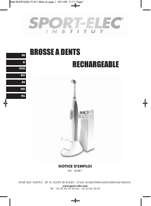 Mode d’emploi Sport-Elec BADR1 Brosse à dents électrique