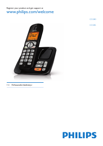 Használati útmutató Philips CD2851B Vezeték nélküli telefon