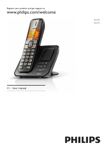 Manual Philips SE2701B Wireless Phone