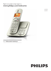 Használati útmutató Philips CD2701C Vezeték nélküli telefon