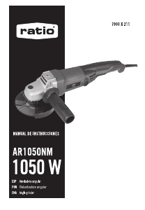 Manual de uso Ratio AR1050NM Amoladora angular
