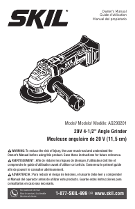 Manual Skil AG290201 Angle Grinder