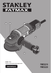 Használati útmutató Stanley FMEG210 Sarokcsiszoló
