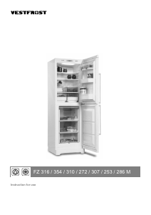 Manual Vestfrost FZ 316 M Fridge-Freezer