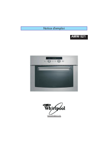 Mode d’emploi Whirlpool AMW 521 WH Micro-onde