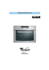 Manual de uso Whirlpool AMW 538 IX Microondas