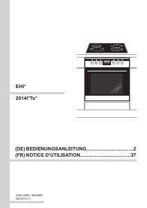 Mode d’emploi Amica EHI 12529 E Cuisinière