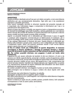 Mode d’emploi Joycare JC-1407 Pèse-personne