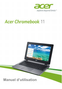 Mode d’emploi Acer Chromebook 11 C730E Ordinateur portable