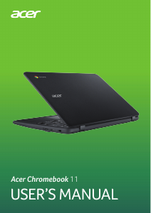 Manual Acer Chromebook 11 C732LT Laptop