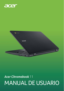 Manual de uso Acer Chromebook 11 C732LT Portátil
