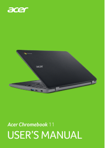 Manual Acer Chromebook 11 C732T Laptop