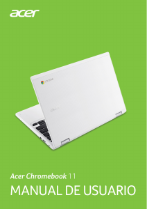 Manual de uso Acer Chromebook 11 CB3-132 Portátil